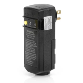Self-Test Right Angle Plug-In GFCI, 20 Amp By Leviton GSRA2